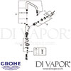 Grohe Essence Single-Lever Sink Mixer Tap Spares